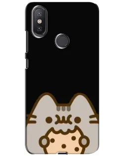 Чохол для Xiaomi Mi A2 Lite з картинкою «Пушин на чорному»