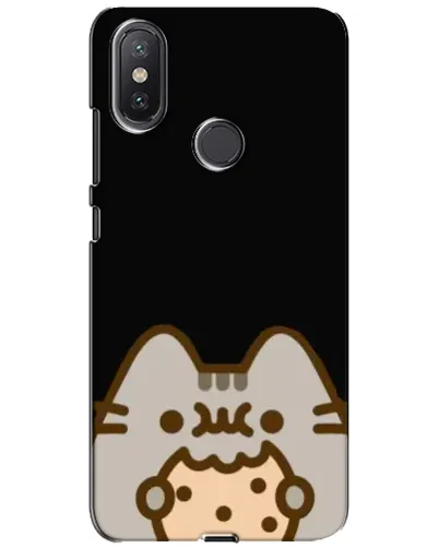 Чохол для Xiaomi Mi A2 Lite з картинкою «Пушин на чорному»