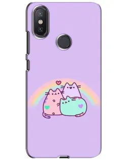 Чохол для Xiaomi Mi A2 Lite з картинкою «Веселкові Пушини»