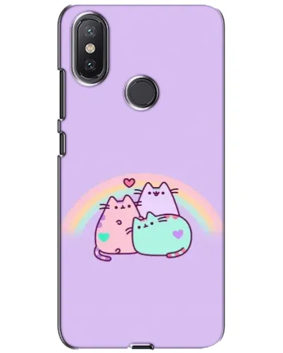 Чохол для Xiaomi Mi A2 Lite з картинкою «Веселкові Пушини»