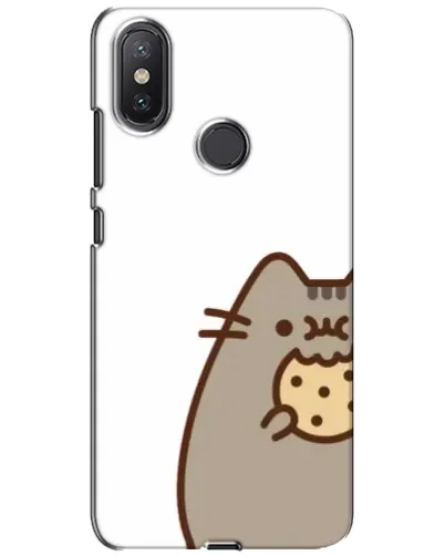 Чохол для Xiaomi Mi A2 Lite з картинкою «Пушин з печивом»