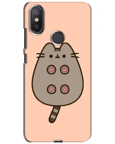 Чохол для Xiaomi Mi A2 Lite з картинкою «Пушин пузиком догори»