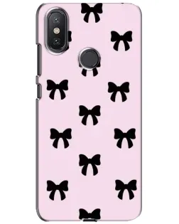 Чохол для Xiaomi Mi A2 Lite з картинкою «Чорні банти Coquette»
