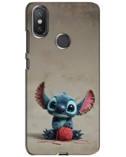 Чохол для Xiaomi Mi A2 Lite з картинкою «Стіч на чоричневому фоні»