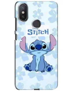 Чохол для Xiaomi Mi A2 Lite з картинкою «Stitch серед квітів»