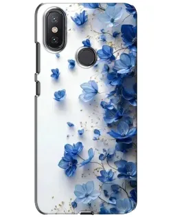 Чохол для Xiaomi Mi A2 Lite з картинкою «Блакитний квітковий каскад» Чохол для Xiaomi Mi A2 Lite з картинкою «Блакитний квітковий каскад»