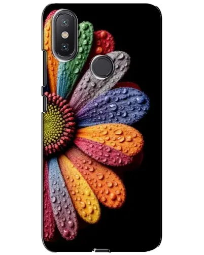 Чохол для Xiaomi Mi A2 Lite з картинкою «Райдужна квітка»