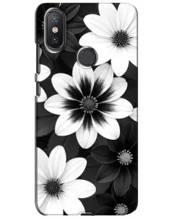 Чохол для Xiaomi Mi A2 Lite з картинкою «Монохромні айстри» Чохол для Xiaomi Mi A2 Lite з картинкою «Монохромні айстри»