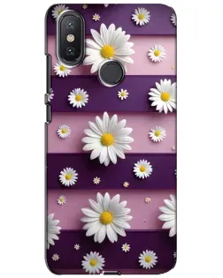 Чохол для Xiaomi Mi A2 Lite з картинкою «Ромашки на фіолетовому» Чохол для Xiaomi Mi A2 Lite з картинкою «Ромашки на фіолетовому»