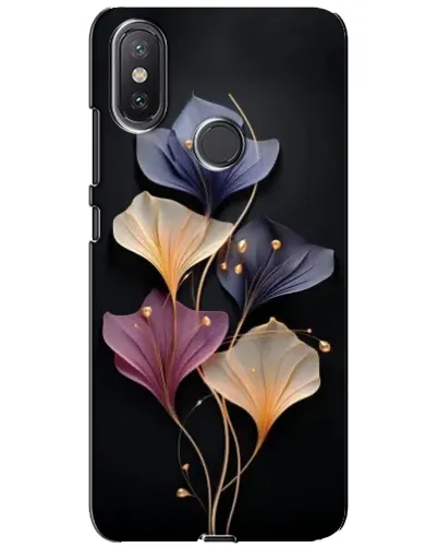 Чохол для Xiaomi Mi A2 Lite з картинкою «Лілові квіти грації»
