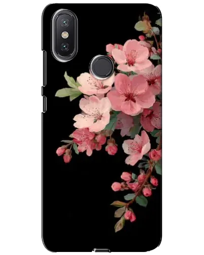 Чохол для Xiaomi Mi A2 Lite з картинкою «Рожева гілка сакури»