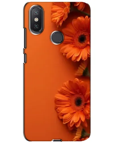 Чохол для Xiaomi Mi A2 Lite з картинкою «Помаранчеві гербери»