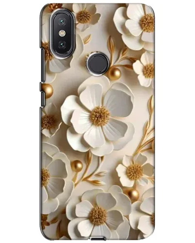 Чохол для Xiaomi Mi A2 Lite з картинкою «Білі паперові квіти»