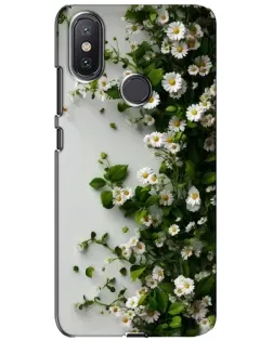 Чохол для Xiaomi Mi A2 Lite з картинкою «Гілка дрібних білих квітів» Чохол для Xiaomi Mi A2 Lite з картинкою «Гілка дрібних білих квітів»