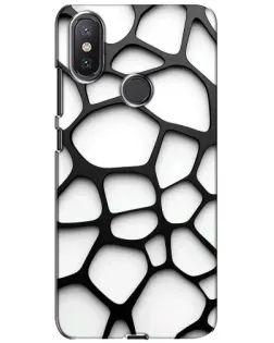 Чохол для Xiaomi Mi A2 Lite з картинкою «Біла об'ємна сітка» Чохол для Xiaomi Mi A2 Lite з картинкою «Біла об'ємна сітка»