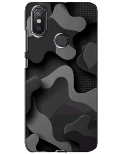 Чохол для Xiaomi Mi A2 Lite з картинкою «Темний абстрактний камуфляж» Чохол для Xiaomi Mi A2 Lite з картинкою «Темний абстрактний камуфляж»