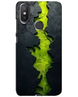 Чохол для Xiaomi Mi A2 Lite з картинкою «Салатовий розлом скелі» Чохол для Xiaomi Mi A2 Lite з картинкою «Салатовий розлом скелі»