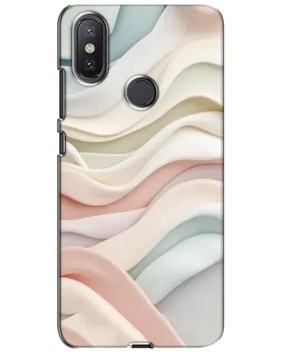 Чохол для Xiaomi Mi A2 Lite з картинкою «Пастельні ніжні хвилі»