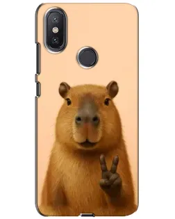 Чохол для Xiaomi Mi A2 Lite з картинкою «Капібара вікторія» Чохол для Xiaomi Mi A2 Lite з картинкою «Капібара вікторія»