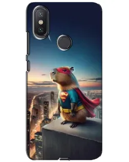Чохол для Xiaomi Mi A2 Lite з картинкою «Капі-мен супергерой» Чохол для Xiaomi Mi A2 Lite з картинкою «Капі-мен супергерой»