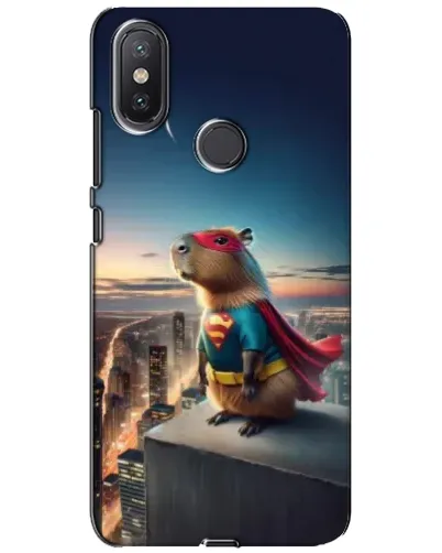 Чехол для Xiaomi Mi A2 Lite с картинкой «Капи-мен супергерой» Чехол для Xiaomi Mi A2 Lite с картинкой «Капи-мен супергерой»