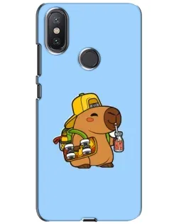 Чохол для Xiaomi Mi A2 Lite з картинкою «Капібара на скейті» Чохол для Xiaomi Mi A2 Lite з картинкою «Капібара на скейті»