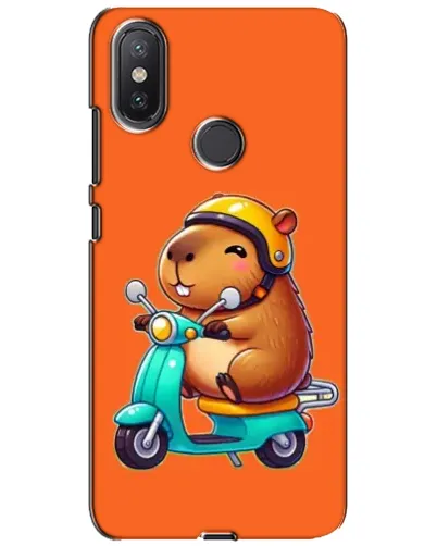 Чехол для Xiaomi Mi A2 Lite с картинкой «Капибара на скутере» Чехол для Xiaomi Mi A2 Lite с картинкой «Капибара на скутере»