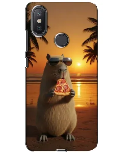 Чехол для Xiaomi Mi A2 Lite с картинкой «Капибара с пиццей» Чехол для Xiaomi Mi A2 Lite с картинкой «Капибара с пиццей»