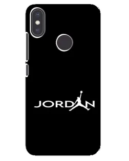 Чехол для Xiaomi Mi A2 с картинкой «Jordan White Logo»