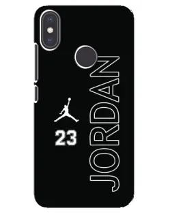 Чехол для Xiaomi Mi A2 с картинкой «Jordan Vertical»
