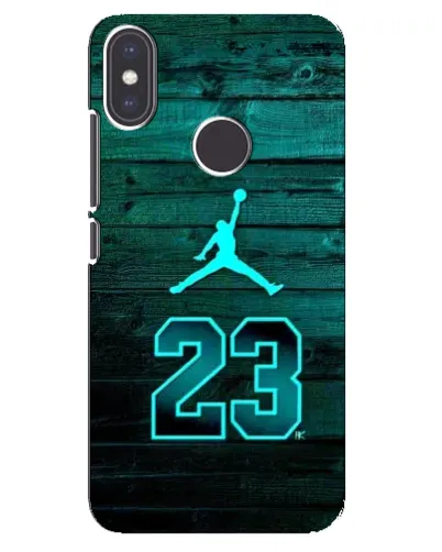 Чехол для Xiaomi Mi A2 с картинкой «Jordan Cyan 23»