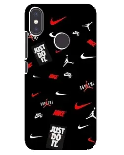 Чехол для Xiaomi Mi A2 с картинкой «Nike Mix Pattern»
