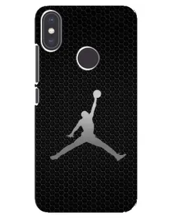 Чехол для Xiaomi Mi A2 с картинкой «Jordan Dark Carbon»