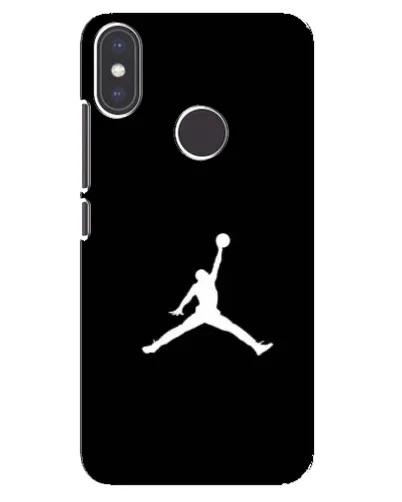 Чехол для Xiaomi Mi A2 с картинкой «Jordan Silhouette»
