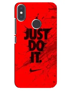 Чехол для Xiaomi Mi A2 с картинкой «Nike Just Do It»