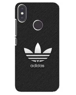 Чохол для Xiaomi Mi A2 з картинкою «Adidas Карбонова текстура»