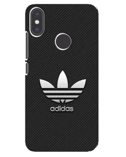 Чохол для Xiaomi Mi A2 з картинкою «Adidas Карбонова текстура»