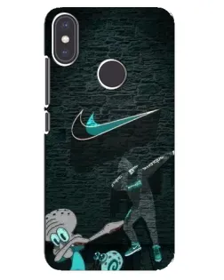 Чехол для Xiaomi Mi A2 с картинкой «Спортивный арт Nike»