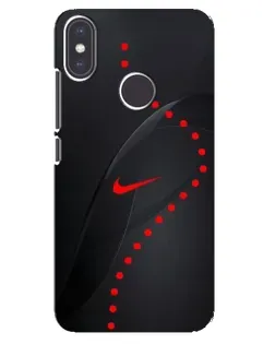Чехол для Xiaomi Mi A2 с картинкой «Абстрактный дизайн Nike»