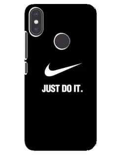 Чехол для Xiaomi Mi A2 с картинкой «Классический принт Nike»