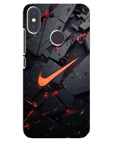 Чехол для Xiaomi Mi A2 с картинкой «Nike — эффект разломов» Чехол для Xiaomi Mi A2 с картинкой «Nike — эффект разломов»