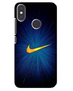 Чехол для Xiaomi Mi A2 с картинкой «Синий пульс Nike» Чехол для Xiaomi Mi A2 с картинкой «Синий пульс Nike»
