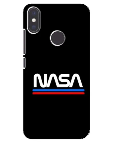 Чехол для Xiaomi Mi A2 с картинкой «NASA — классика Red Blue» Чехол для Xiaomi Mi A2 с картинкой «NASA — классика Red Blue»