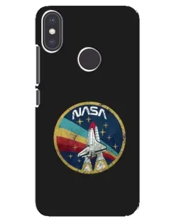 Чехол для Xiaomi Mi A2 с картинкой «NASA — эмблема миссии»