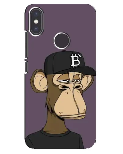 Чохол для Xiaomi Mi A2 з картинкою «Bored Ape в кепці»