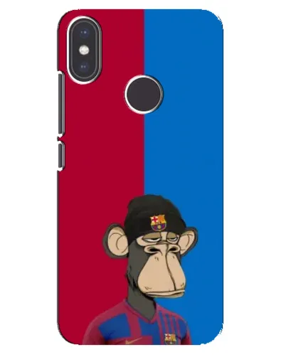 Чохол для Xiaomi Mi A2 з картинкою «Bored Ape — фанат Барси»