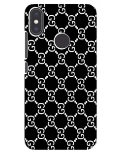 Чехол для Xiaomi Mi A2 с картинкой «Gucci — сетчатый паттерн»