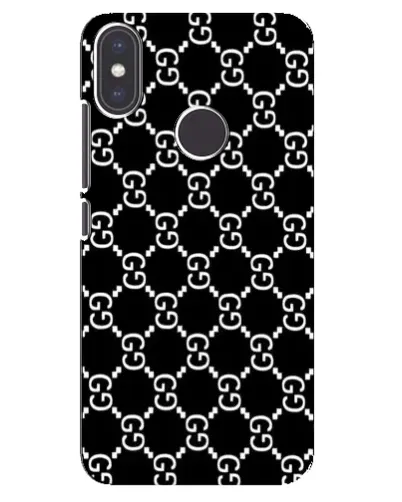Чехол для Xiaomi Mi A2 с картинкой «Gucci — сетчатый паттерн»