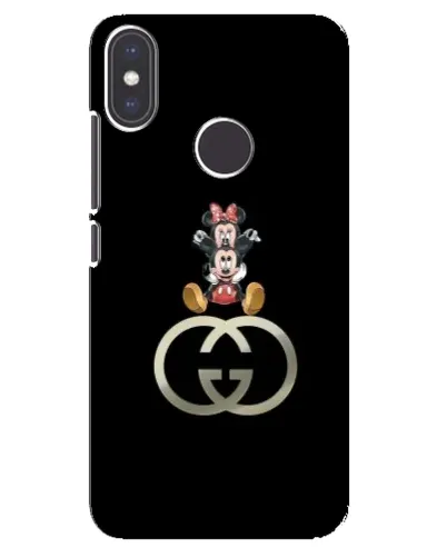 Чехол для Xiaomi Mi A2 с картинкой «Минни Маус на лого»