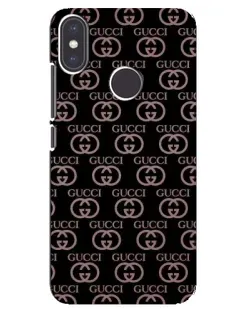 Чехол для Xiaomi Mi A2 с картинкой «Классическая монограмма Gucci»